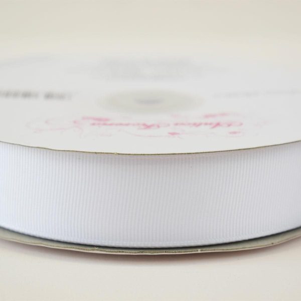 NASTRO -GROSGRAIN- 25MM50MT BIANCO NASTRO -GROSGRAIN- 25MM50MT BIANCO