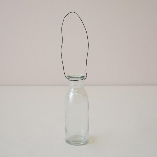 SET 6 BOTTIGLIETTE VETRO CM.13 D/APPENDERE TRASP. SET 6 BOTTIGLIETTE VETRO CM.13 D/APPENDERE TRASP.