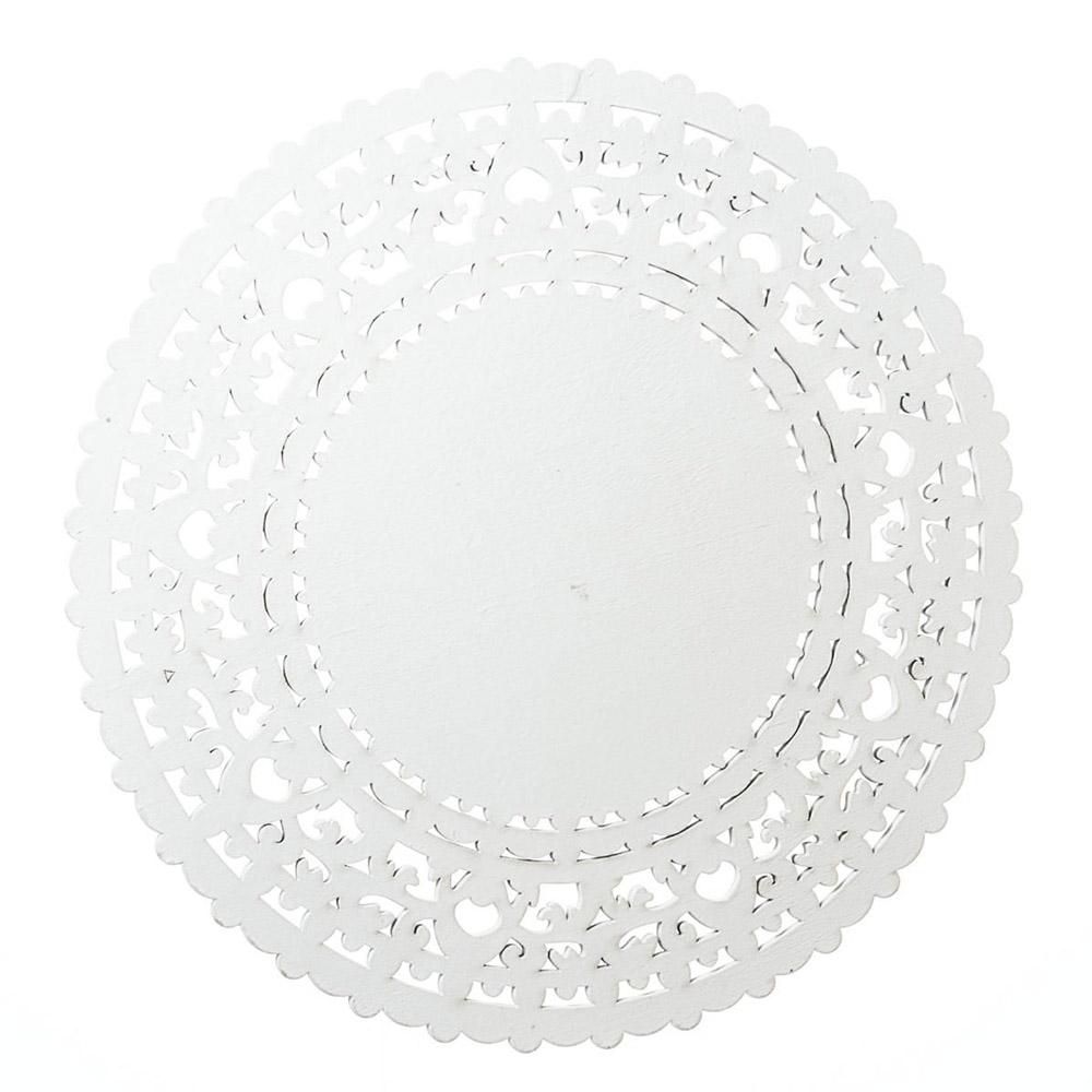 DECORO LEGNO D.28,5 BIANCO