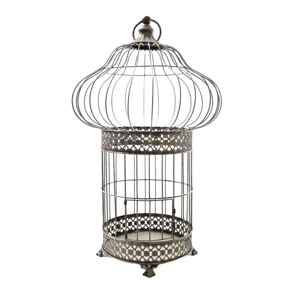 GABBIA METALLO D.38 CM H.63 CM