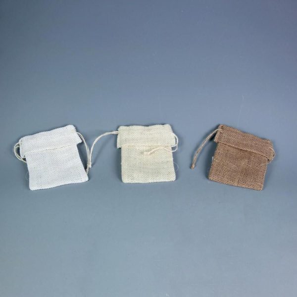 SET 6 SACCHETTINI JUTA CM.10X8 NATURALE SET 6 SACCHETTINI JUTA CM.10X8 NATURALE