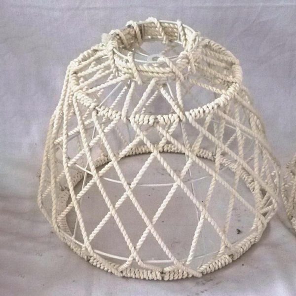 SET 3 PORTALAMPADE CORDA BIANCO A. SET 3 PORTALAMPADE CORDA BIANCO A.