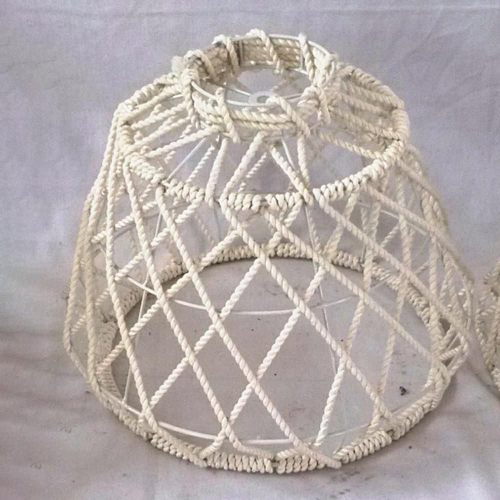 SET 3 PORTALAMPADE CORDA BIANCO A.