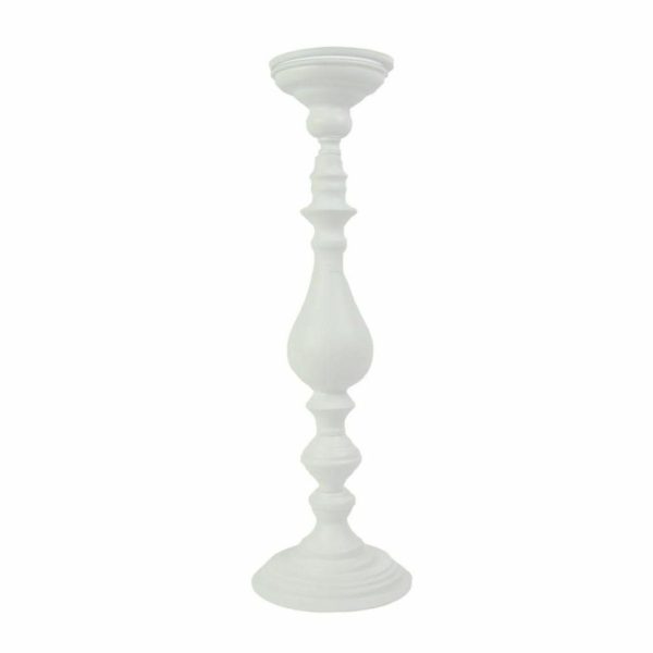 CANDELIERRE VETRO/METALLO H.59 CM BIANCO CANDELIERRE VETRO/METALLO H.59 CM BIANCO