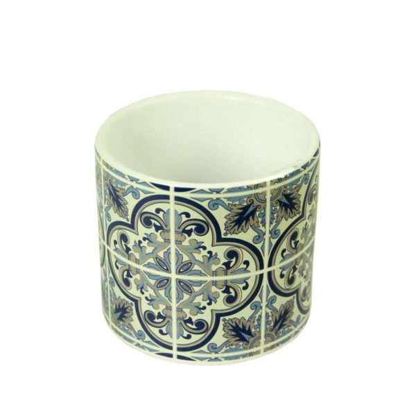 VASO CERAMICA D.14 CM -ARABESQUE- BLU