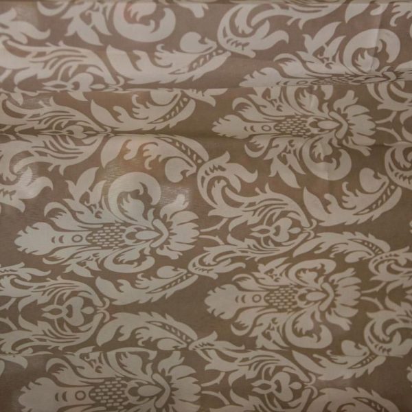 BOBINA TESSUTO DAMASCATO CM.48X5MT CREMA A. BOBINA TESSUTO DAMASCATO CM.48X5MT CREMA A.