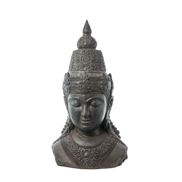 BUDDHA TESTA 59X41 CM H.107 CM GRIGIO BUDDHA TESTA 59X41 CM H.107 CM GRIGIO