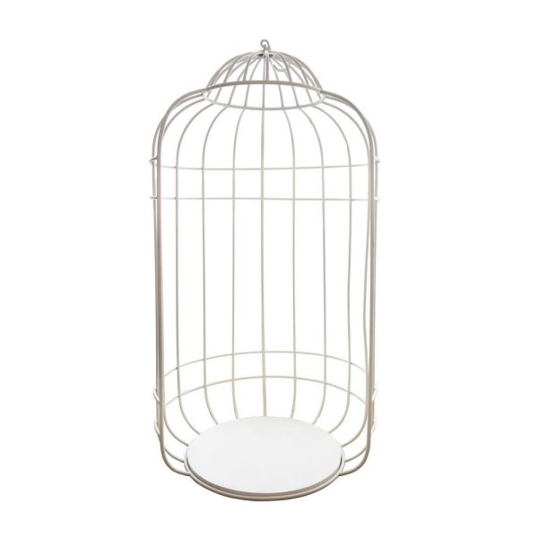 GABBIA METALLO BIANCO GABBIA METALLO BIANCO