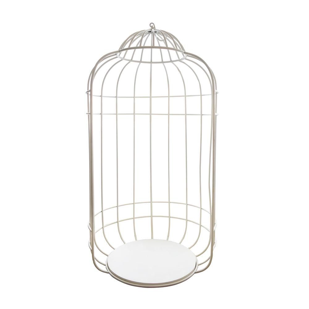 GABBIA METALLO BIANCO GABBIA METALLO BIANCO