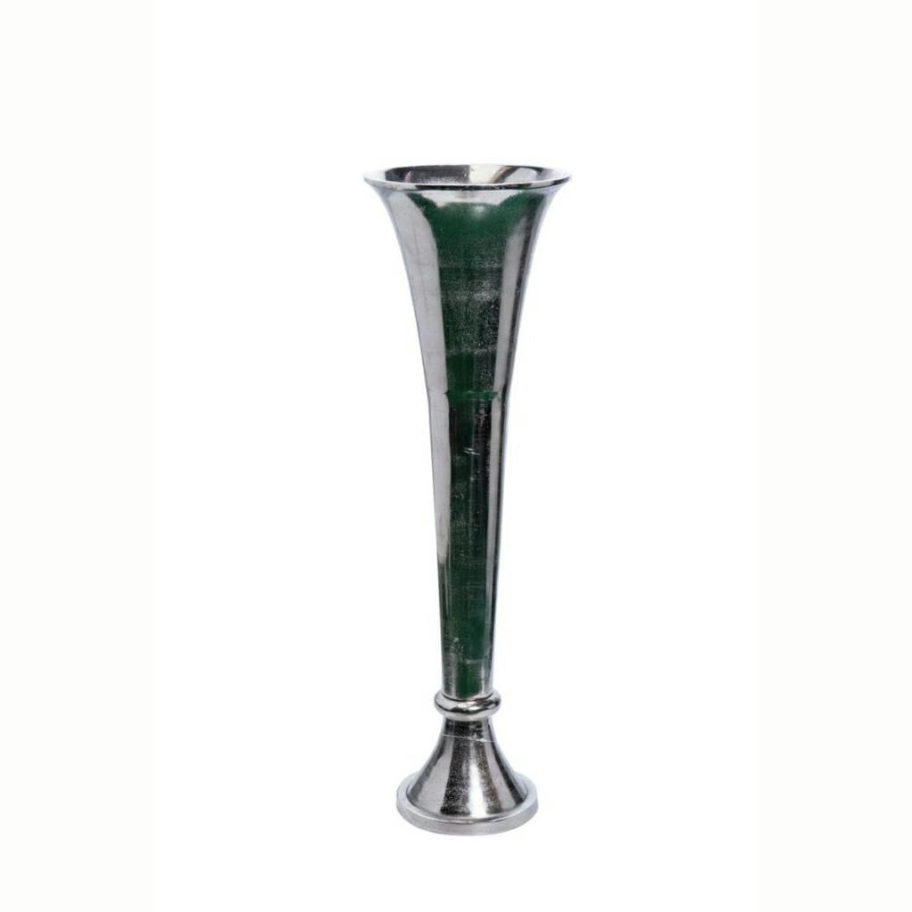 VASO METALLO H.65 CM STRETTO ARGENTO VASO METALLO H.65 CM STRETTO ARGENTO