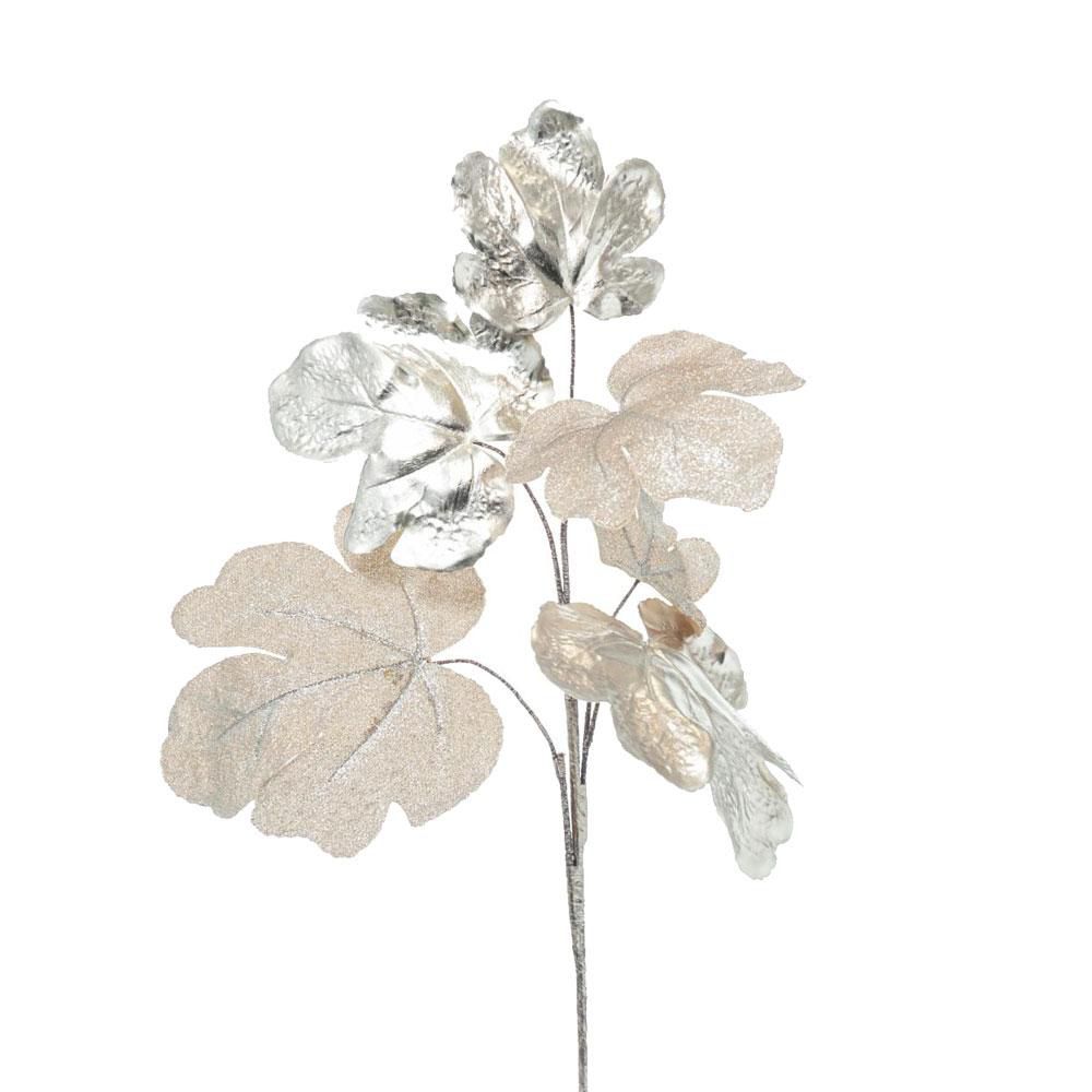 FOGLIE ARALIA RAMO CM.68 PLATINO FOGLIE ARALIA RAMO CM.68 PLATINO