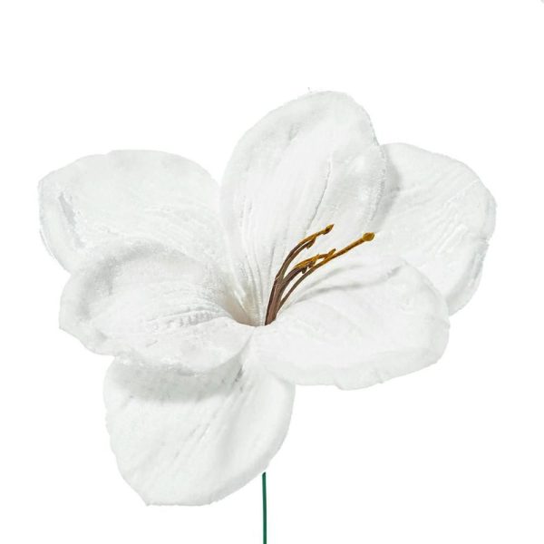 AMARYLLIS PICK VELLUTO DELUXE CM.23 BIANCO AMARYLLIS PICK VELLUTO DELUXE CM.23 BIANCO