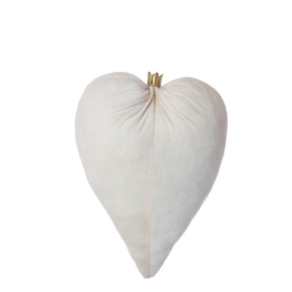CUORE VELLUTO H.35 CM AVORIO CUORE VELLUTO H.35 CM AVORIO