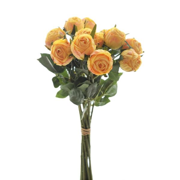 ROSINO ROMANTICO BOUQUET 12X CM.37 GIALLO ROSINO ROMANTICO BOUQUET 12X CM.37 GIALLO