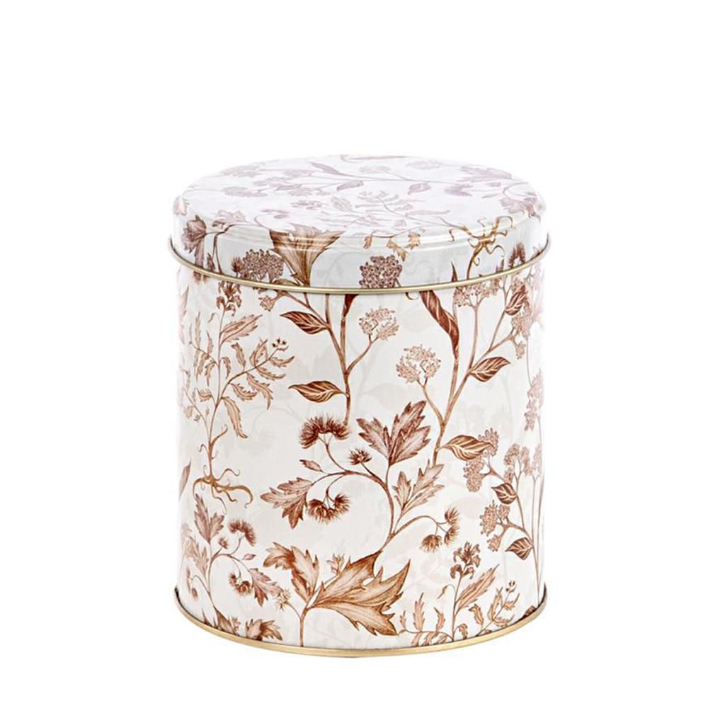 VASO LATTA D.10 CM H.11,5 CM FLOREALE PANNA/BEIGE/ORO VASO LATTA D.10 CM H.11,5 CM FLOREALE PANNA/BEIGE/ORO