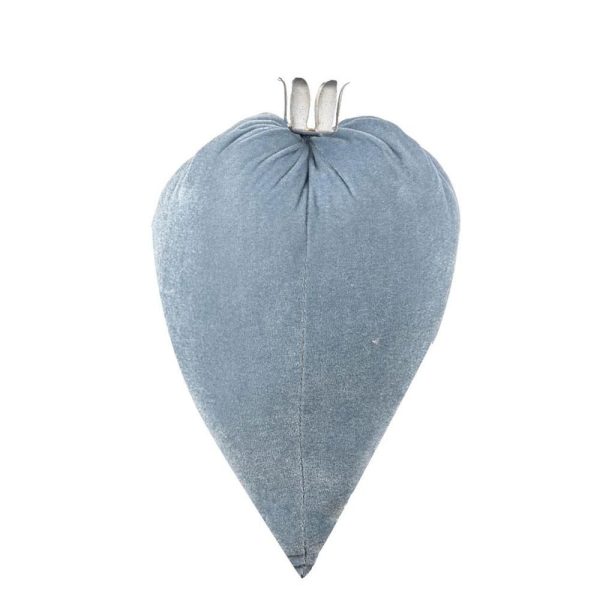 CUORE VELLUTO H.35 CM CELESTE CUORE VELLUTO H.35 CM CELESTE