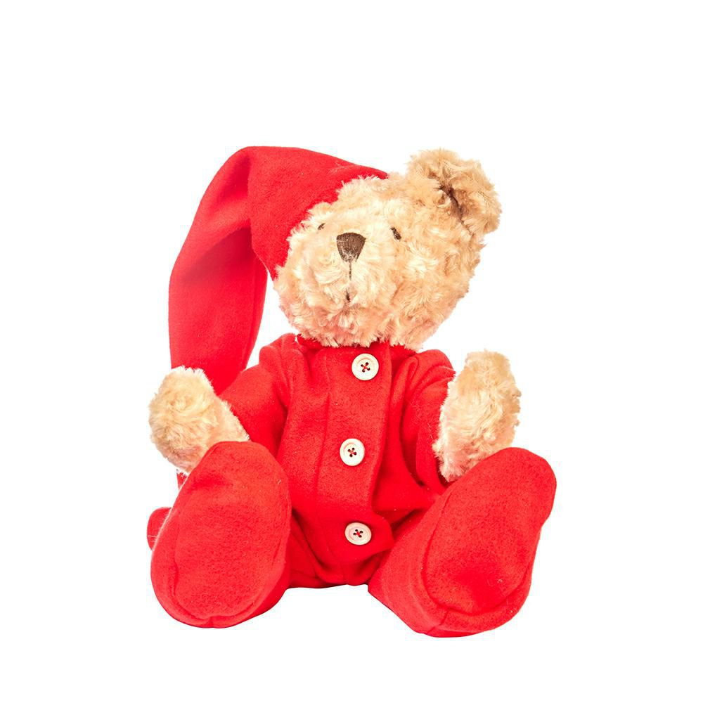 ORSACCHIOTTO TESSUTO C/PIGIAMA H.40 CM ROSSO