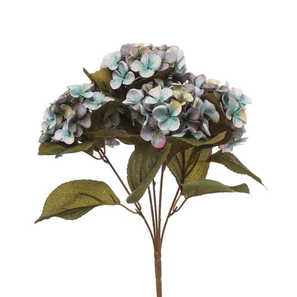 HYDRANGEA BOUQUET 5X CM.43 BLU