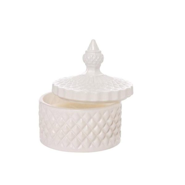 CANDELA PROFUMATA D.8,5CM H.10 CM BIANCO