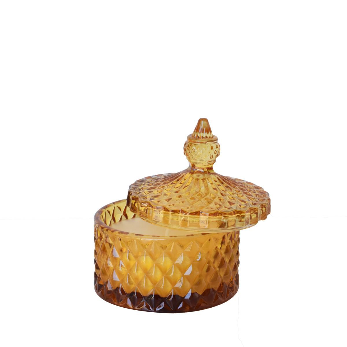 CANDELA PROFUMATA D.10,5 CM H.13 CM AMBRA