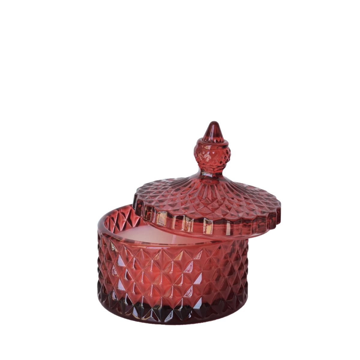 CANDELA PROFUMATA D.10,5 CM H.13 CM BORDEAUX