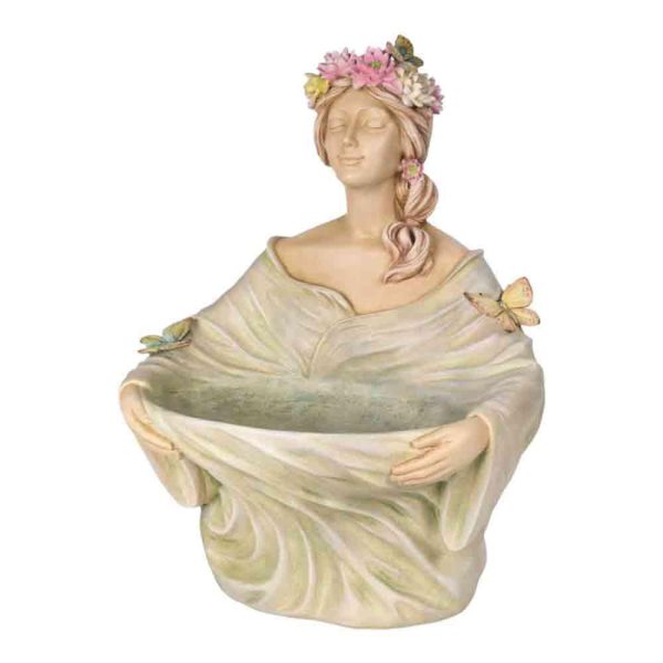 BUSTO DONNA POLIRESINA 39X34 CM H.52 CM NATURALE BUSTO DONNA POLIRESINA 39X34 CM H.52 CM NATURALE