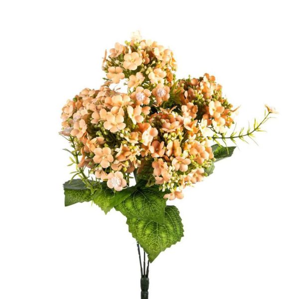 INFLORESCENZA DI HYDRANGEA BOUQUET CM.43 PESCA INFLORESCENZA DI HYDRANGEA BOUQUET CM.43 PESCA