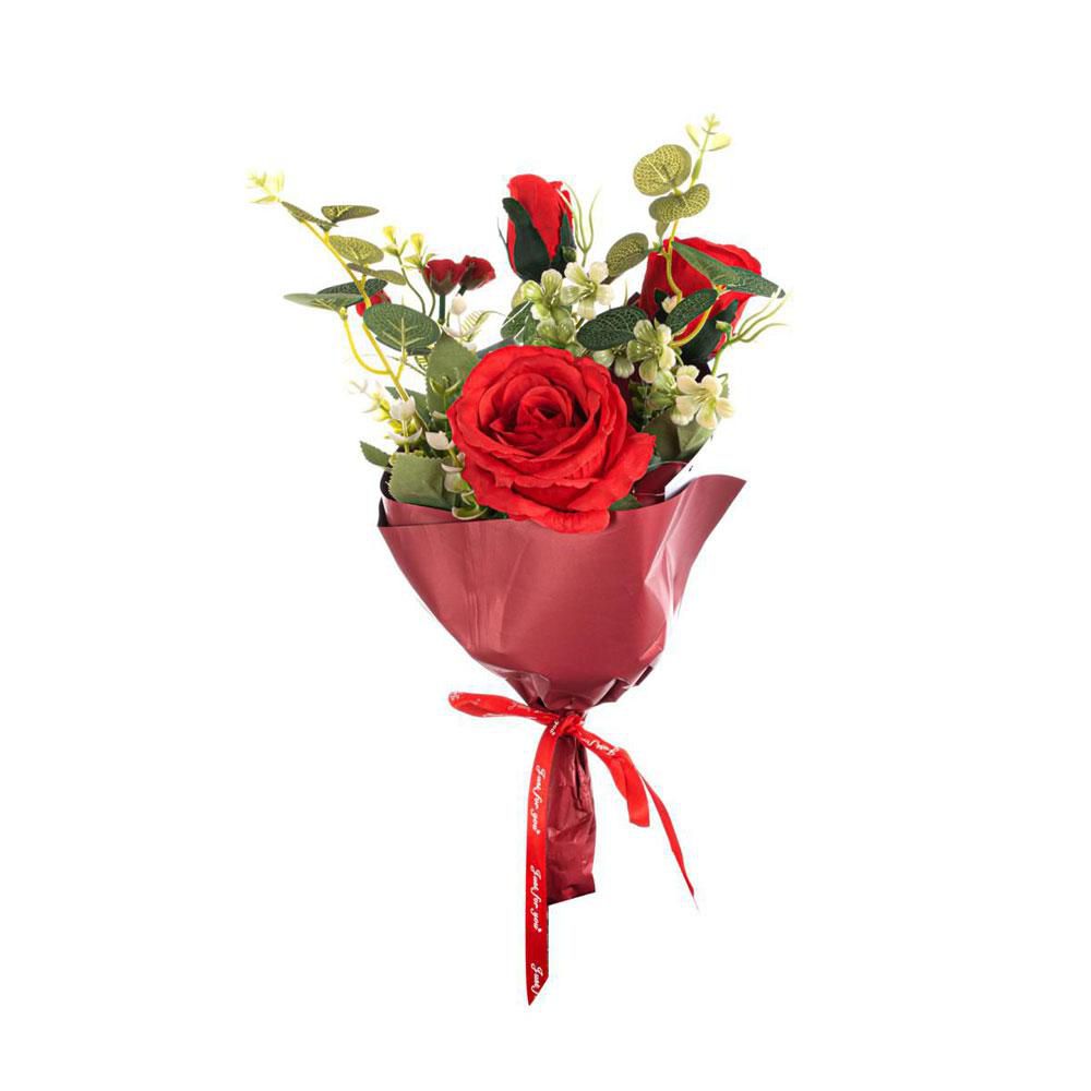 ROSE BOUQUET INCARTATO CM.40 ROSSO ROSE BOUQUET INCARTATO CM.40 ROSSO