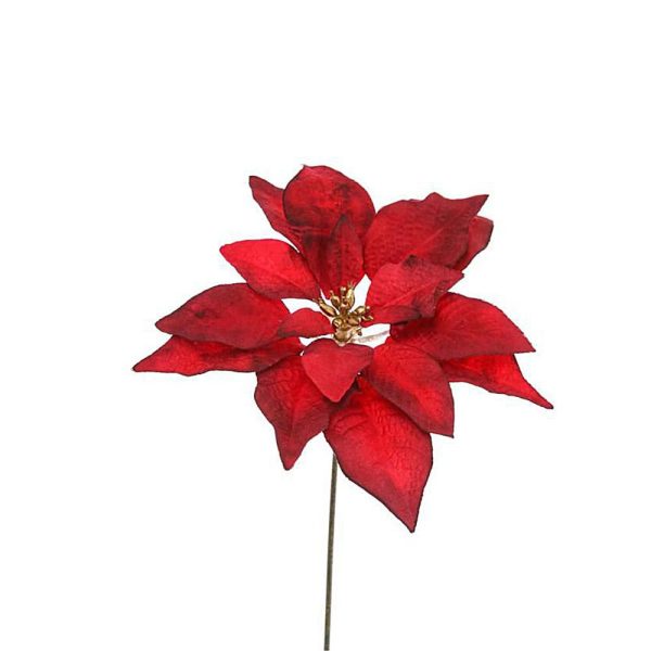 SET 12 FIORI POINSETTIAPICK CM.18 ROSSO SET 12 FIORI POINSETTIAPICK CM.18 ROSSO