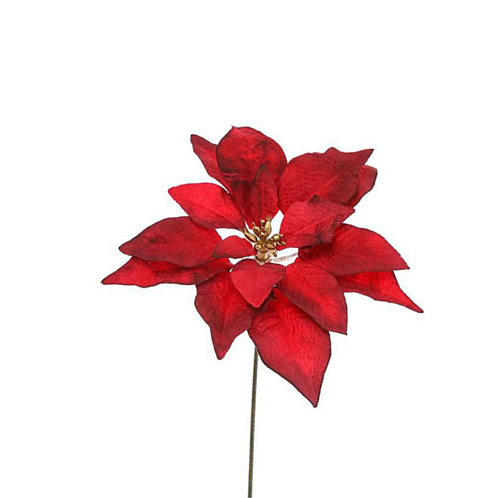 SET 12 FIORI POINSETTIAPICK CM.18 ROSSO SET 12 FIORI POINSETTIAPICK CM.18 ROSSO