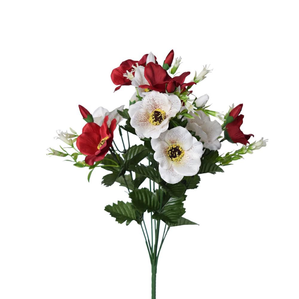 ANEMONE BOUQUET 10X CM.42 ROSSO ANEMONE BOUQUET 10X CM.42 ROSSO