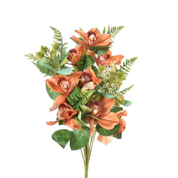 FRONTALE CYMBIDIUM H.50CM ARANCIO FRONTALE CYMBIDIUM H.50CM ARANCIO