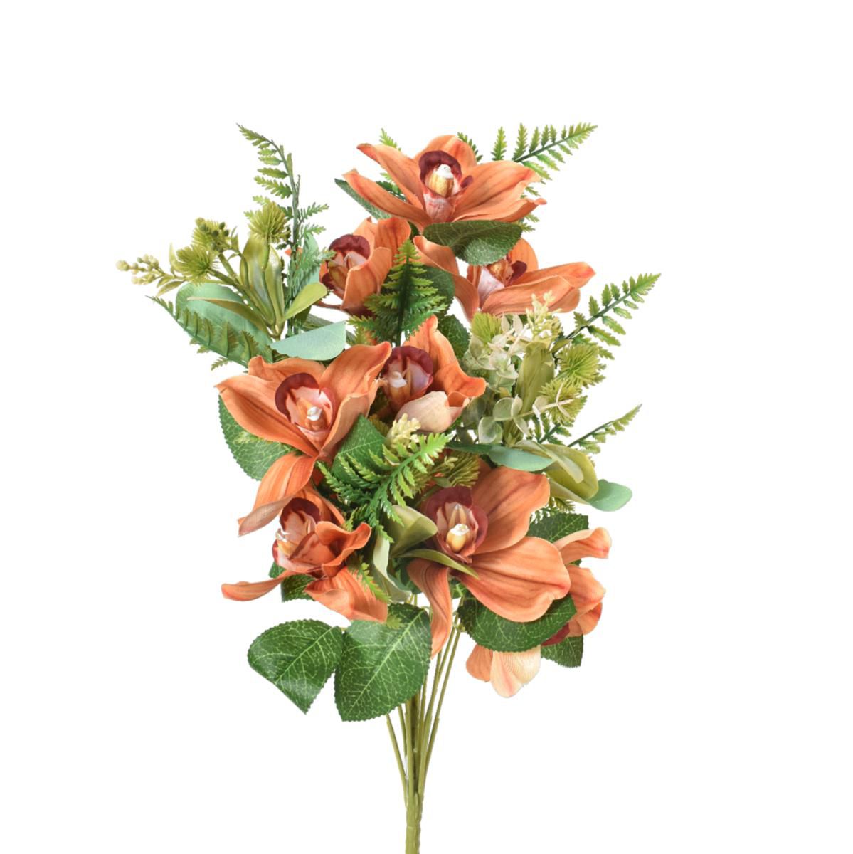 FRONTALE CYMBIDIUM H.50CM ARANCIO FRONTALE CYMBIDIUM H.50CM ARANCIO