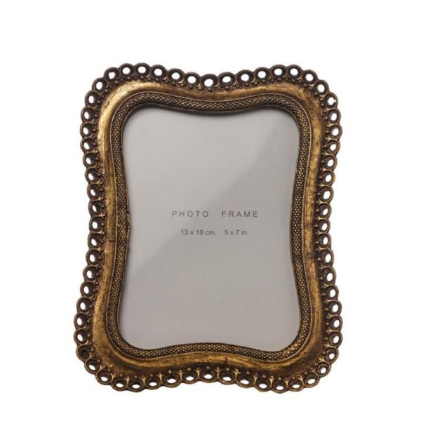 PORTAFOTO POLIRESINA 17,5X1,5X22,5 CM ORO PORTAFOTO POLIRESINA 17,5X1,5X22,5 CM ORO