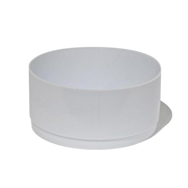 CIOTOLA PLASTICA TRADITIONAL D.17 CM H.8 CM CONF.PZ.6 BIANCO CIOTOLA PLASTICA TRADITIONAL D.17 CM H.8 CM CONF.PZ.6 BIANCO