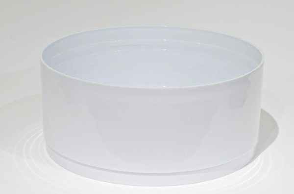 CIOTOLA PLASTICA TRADITIONAL D.26 CM H.11,5 CM CONF.PZ.4 BIANCO CIOTOLA PLASTICA TRADITIONAL D.26 CM H.11,5 CM CONF.PZ.4 BIANCO