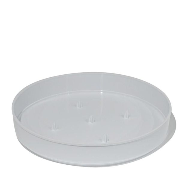 CIOTOLA PLASTICA OLYMPIA C/FSP.D.30 CM H.5 CM CONF.PZ.6 BIANCO CIOTOLA PLASTICA OLYMPIA C/FSP.D.30 CM H.5 CM CONF.PZ.6 BIANCO