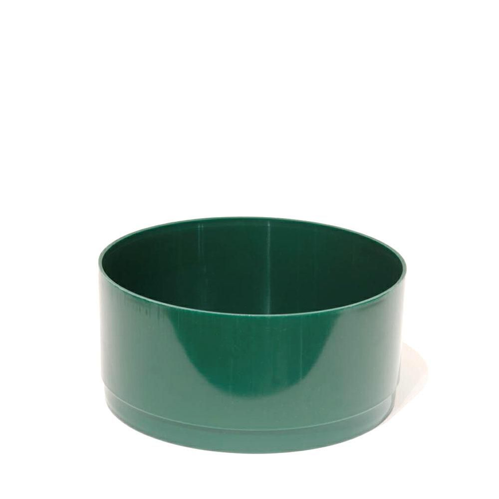 CIOTOLA PLASTICA TRADITIONAL D.17 CM H.8 CM CONF.PZ.6 VERDE