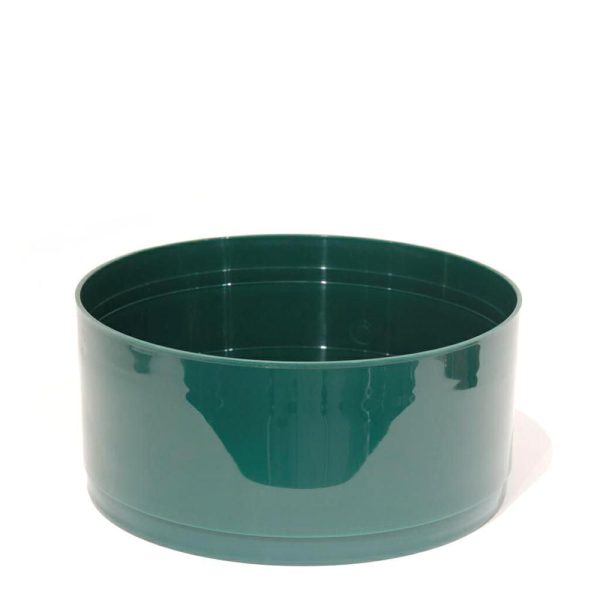 CIOTOLA PLASTICA TRADITIONAL D.22 CM H.10 CM CONF.PZ.4 VERDE CIOTOLA PLASTICA TRADITIONAL D.22 CM H.10 CM CONF.PZ.4 VERDE