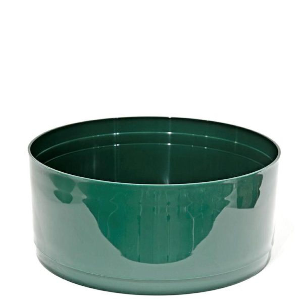 CIOTOLA PLASTICA TRADITIONAL D.30 CM H.12 CM CONF.PZ.4 VERDE CIOTOLA PLASTICA TRADITIONAL D.30 CM H.12 CM CONF.PZ.4 VERDE