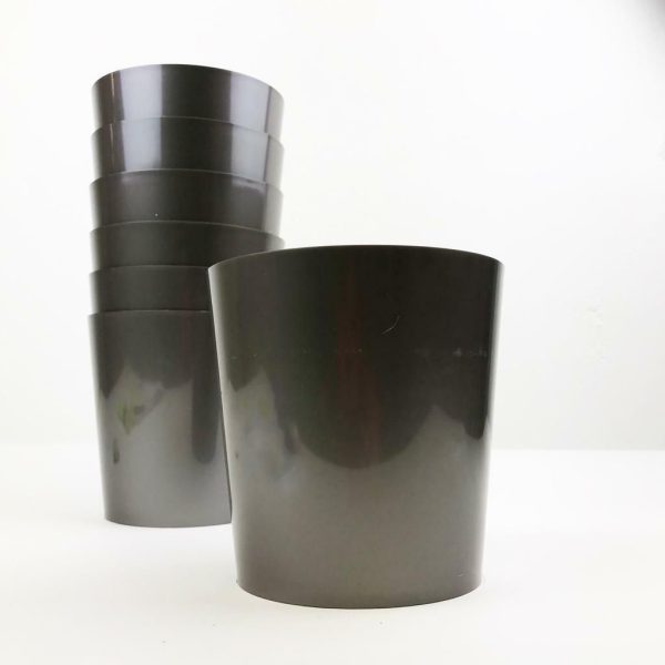 VASO PLASTICA DECOR MINI TONDO D.13 CM H.13 CM CONF.PZ.7 ARGENTO VASO PLASTICA DECOR MINI TONDO D.13 CM H.13 CM CONF.PZ.7 ARGENTO