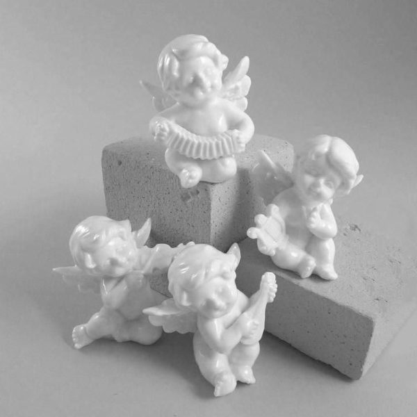 SET 8 ANGELI CERAM. H8 ASS.BIANCO SET 8 ANGELI CERAM. H8 ASS.BIANCO