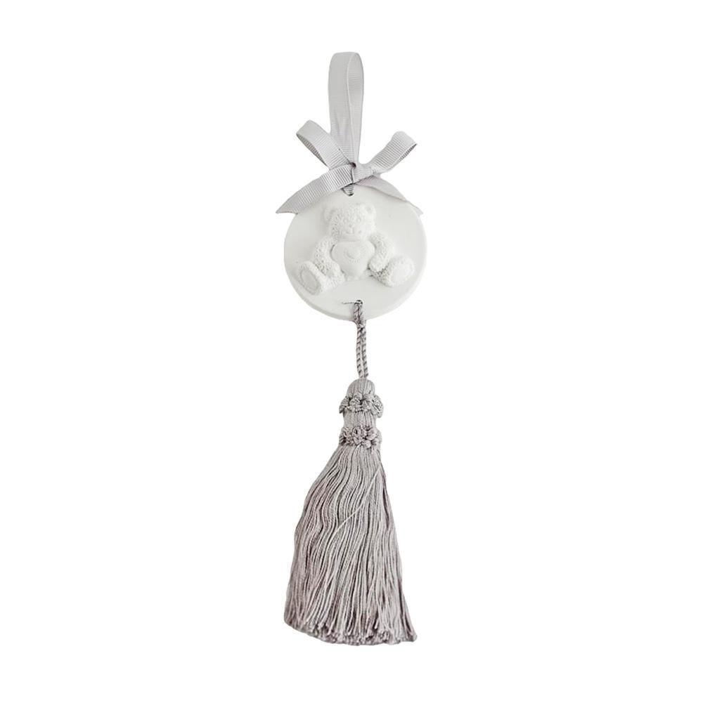 DECORO GESSO H.20 CM -COTONE- C/NAPPA D/APPENDERE