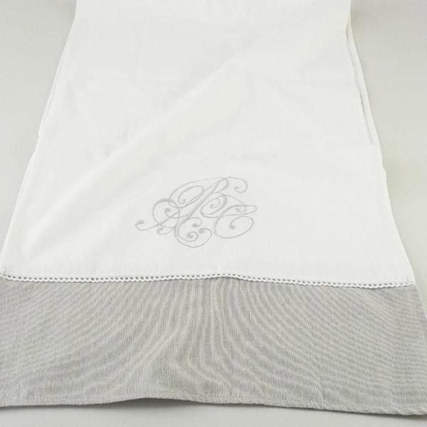 RUNNER COTONE CM.45X150BIANCO/GRIGIO RT RUNNER COTONE CM.45X150BIANCO/GRIGIO RT