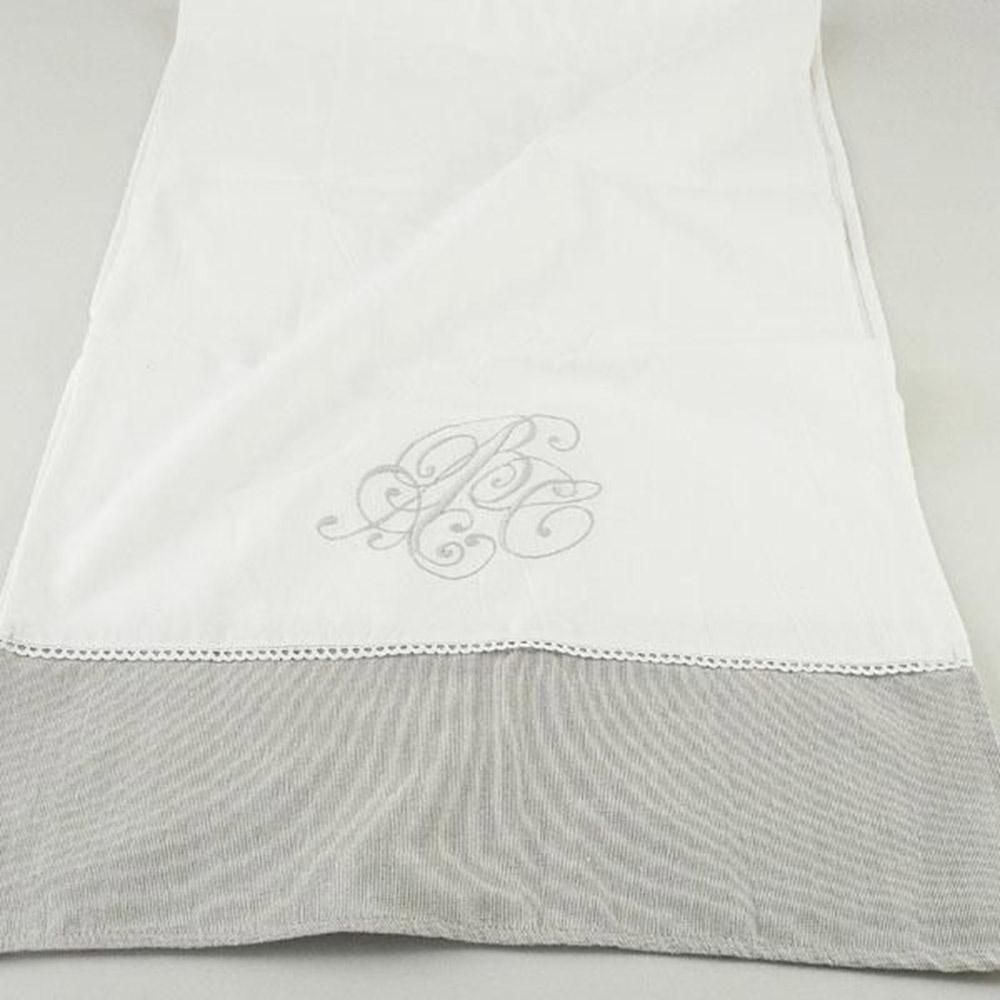 RUNNER COTONE CM.45X150BIANCO/GRIGIO RT RUNNER COTONE CM.45X150BIANCO/GRIGIO RT