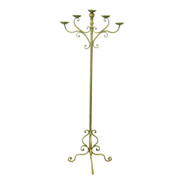 CANDELABRO METALLO 5L 58X10X150 CM BEIGE ANTICATO CANDELABRO METALLO 5L 58X10X150 CM BEIGE ANTICATO