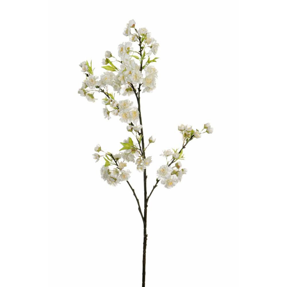 FIORE DI PESCO RAMO SPRAY CM.120 BIANCO FIORE DI PESCO RAMO SPRAY CM.120 BIANCO