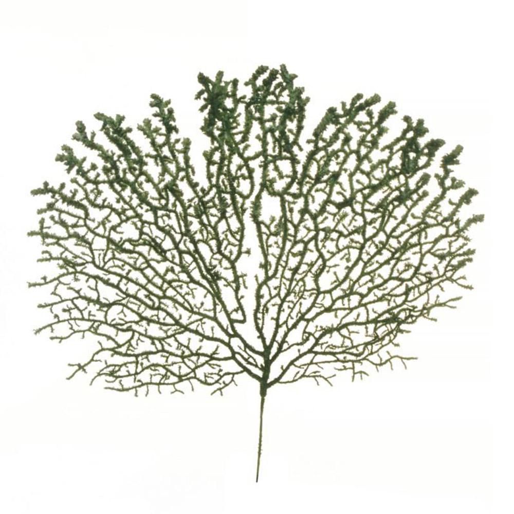 CORALLO FLOCCATO D.45 CM.49 VERDE CORALLO FLOCCATO D.45 CM.49 VERDE