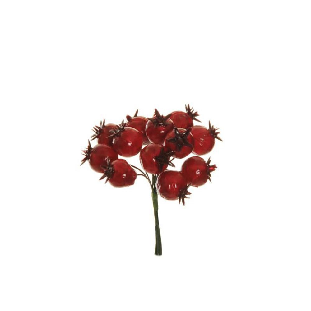 SET 12 MELOGRANO PICK 12F CM.22 ROSSO E. SET 12 MELOGRANO PICK 12F CM.22 ROSSO E.