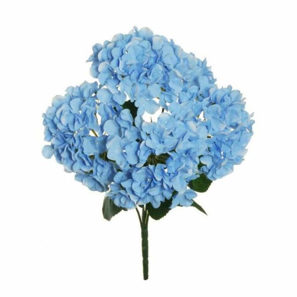 HYDRANGEA BOUQUET 5X CM.48 BLU CHIARO HYDRANGEA BOUQUET 5X CM.48 BLU CHIARO